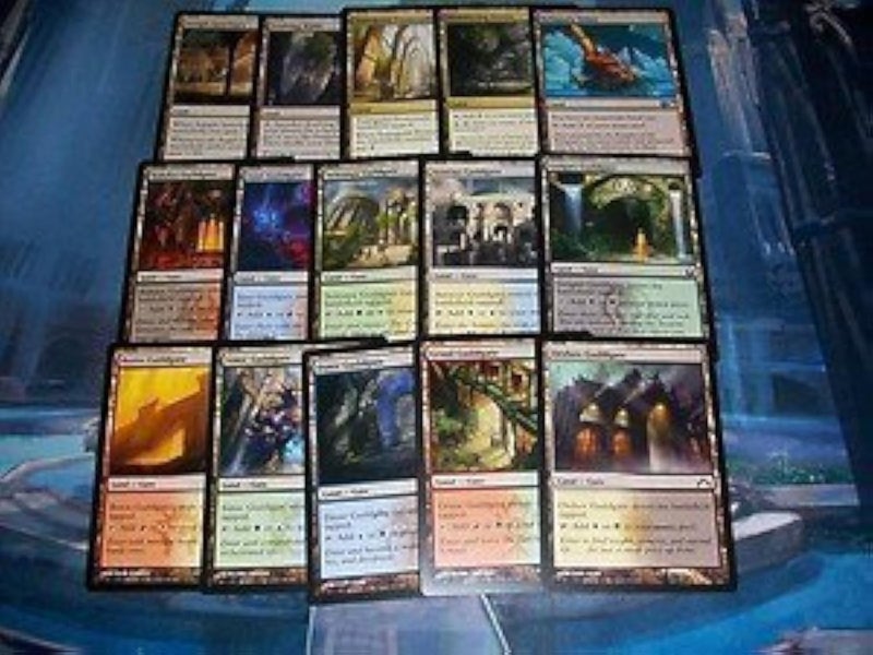 100 أراضٍ غير أساسية/خاصة - مجموعة مختلطة من بطاقات MTG